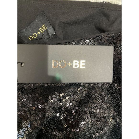 DO+BE Sequin One Shoulder Choker Dress Black Small - Picture 11 of 11